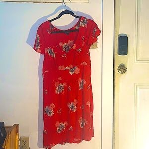 Spring summer mid-length dress